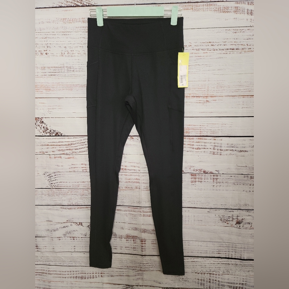 ALL IN MOTION XS POCKET BLACK LEGGINGS NWTS